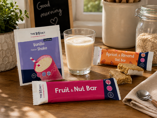 *Special Offer* 7 Fruit & Nut bars, 7 Vanilla Shakes, 7 Apricot & Almond bars