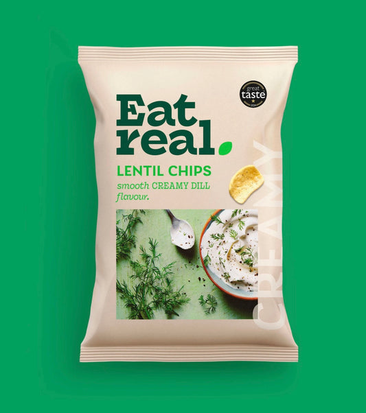 Creamy Dill Lentil Chips