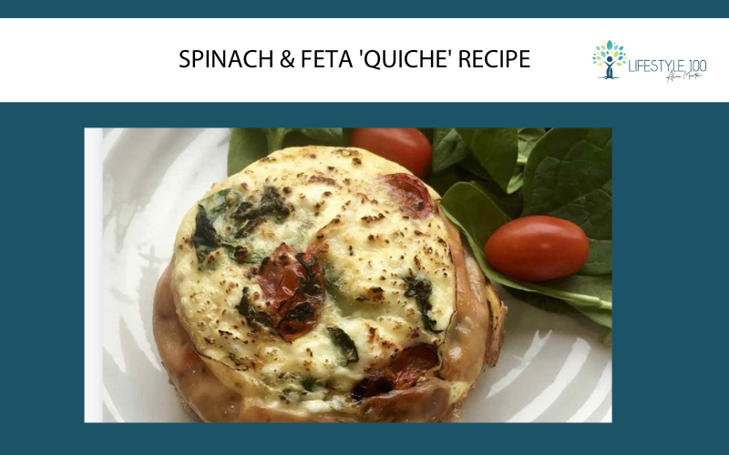 Spinach & Feta 'Quiche'