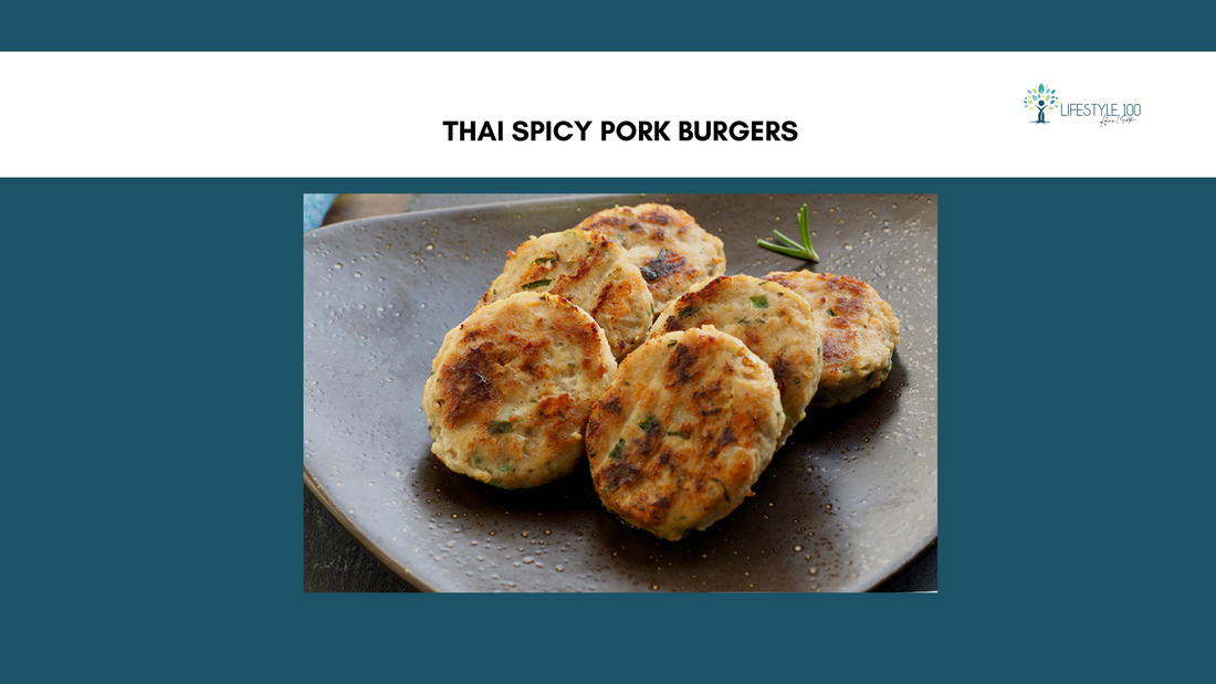 Thai Spicy Pork Burgers