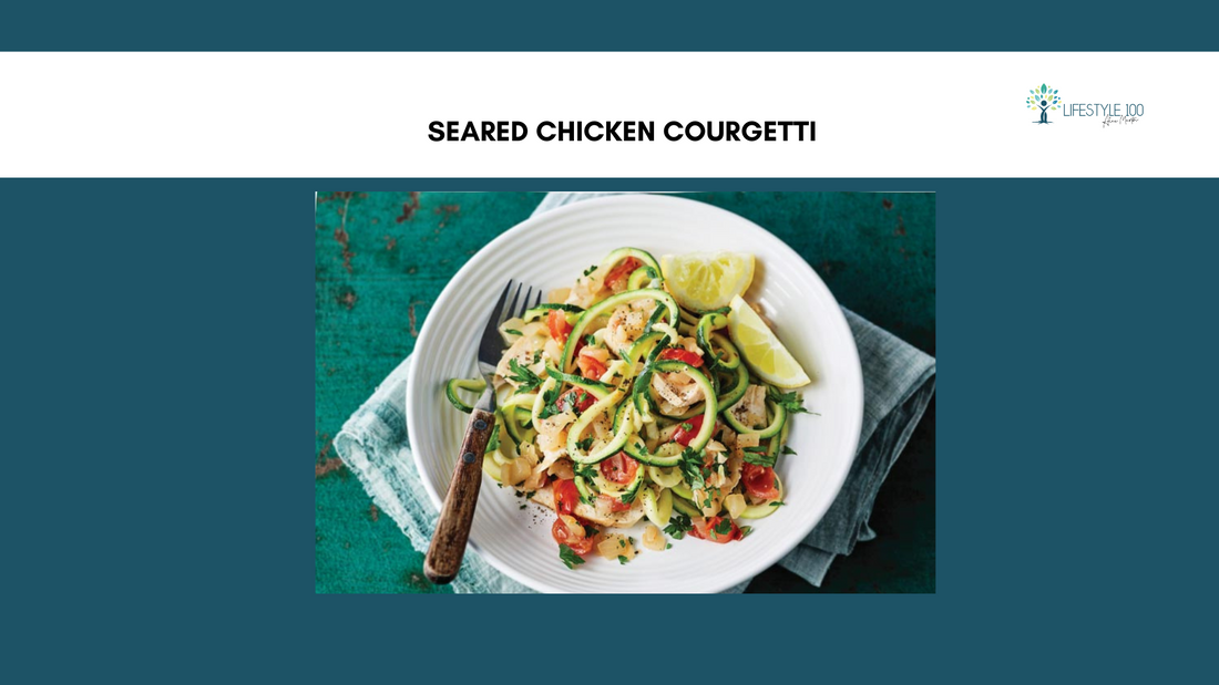 Seared Chicken Courgetti