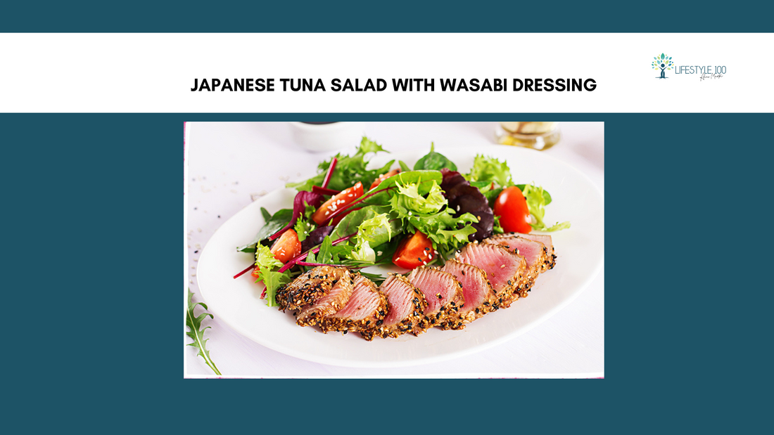 Japanese Tuna Salad & Wasabi dressing