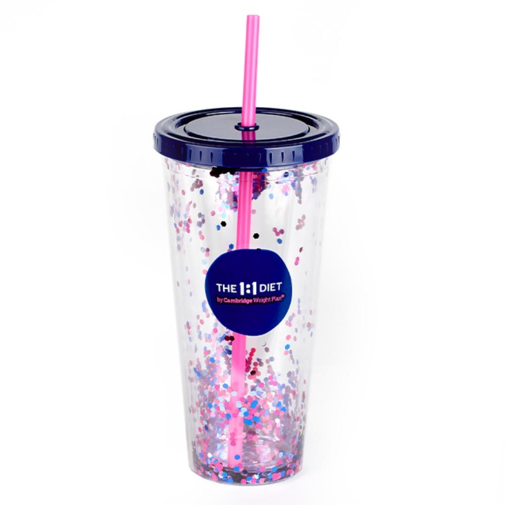 Glitter Plastic Cup